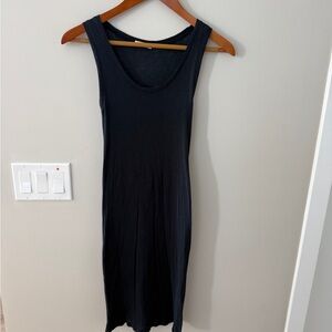 American Vintage Navy Blue Sheer Cover up / dress Medium